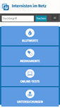 Mobile Screenshot of internisten-im-netz.de