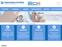 Tablet Screenshot of internisten-im-netz.de